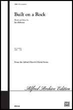 Built on a Rock SATB choral sheet music cover Thumbnail